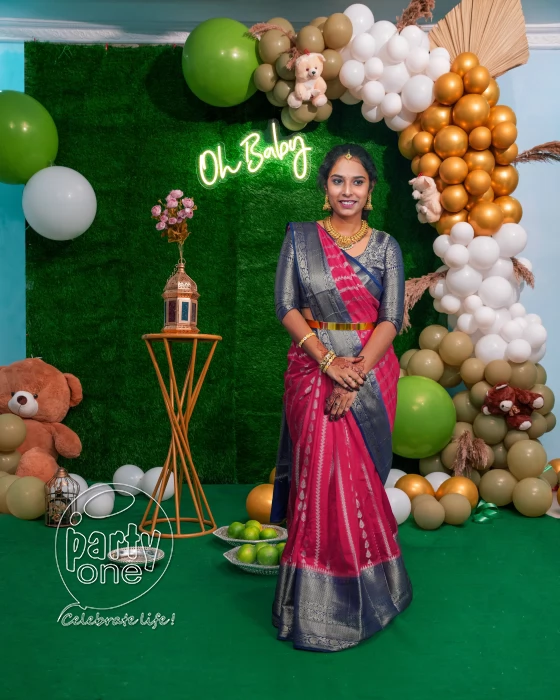 baby shower decorations Lush Green Baby Shower Decoration